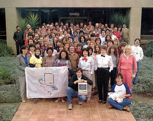 An Original Macintosh Development Team Photo
