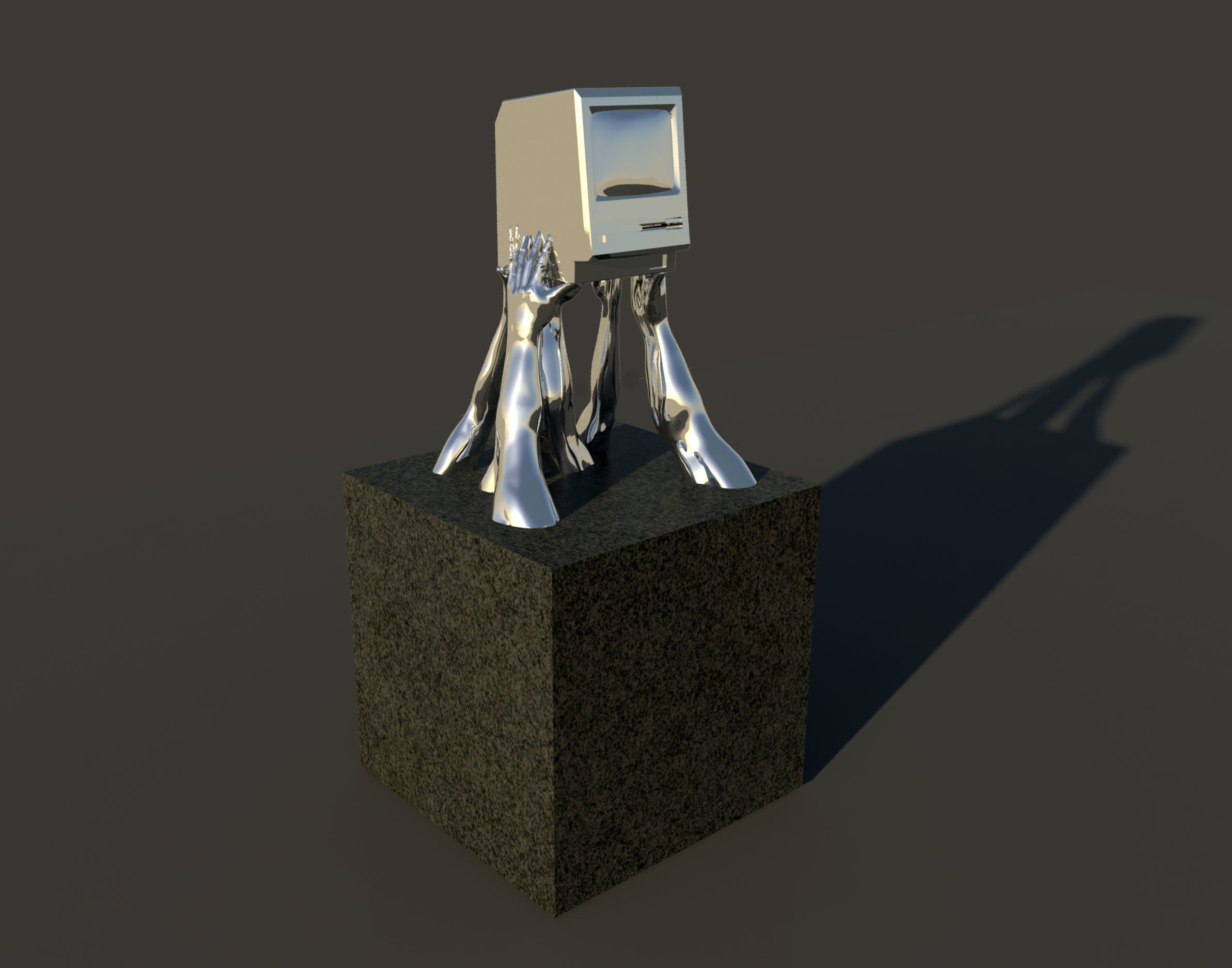 Final IC Version of Maquette on 4x4x4 base