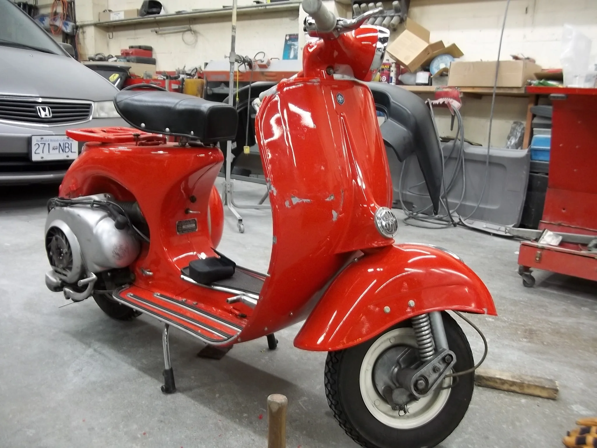 Vintage Scooter Repair Gyroscope Collision