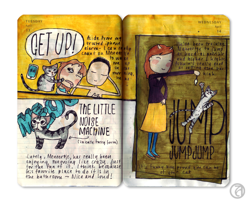 Journal page from 2010 © Anna Denise Floor