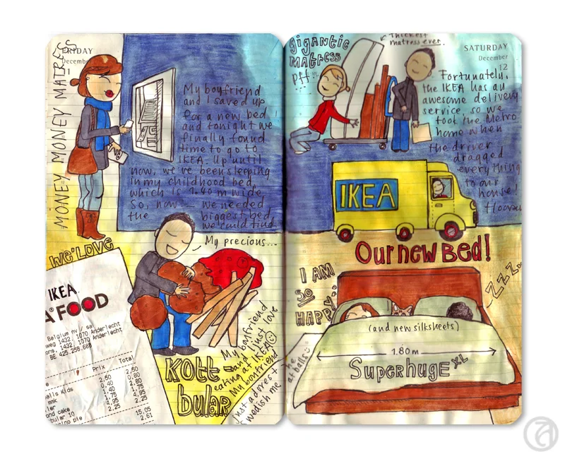 Another page from 2010 © Anna Denise Floor