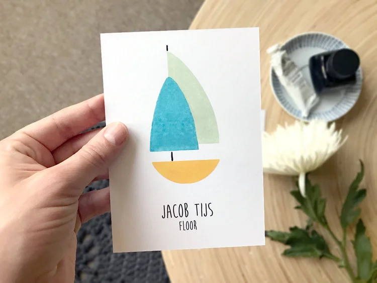 Designed: Jacob's Birth Announcement