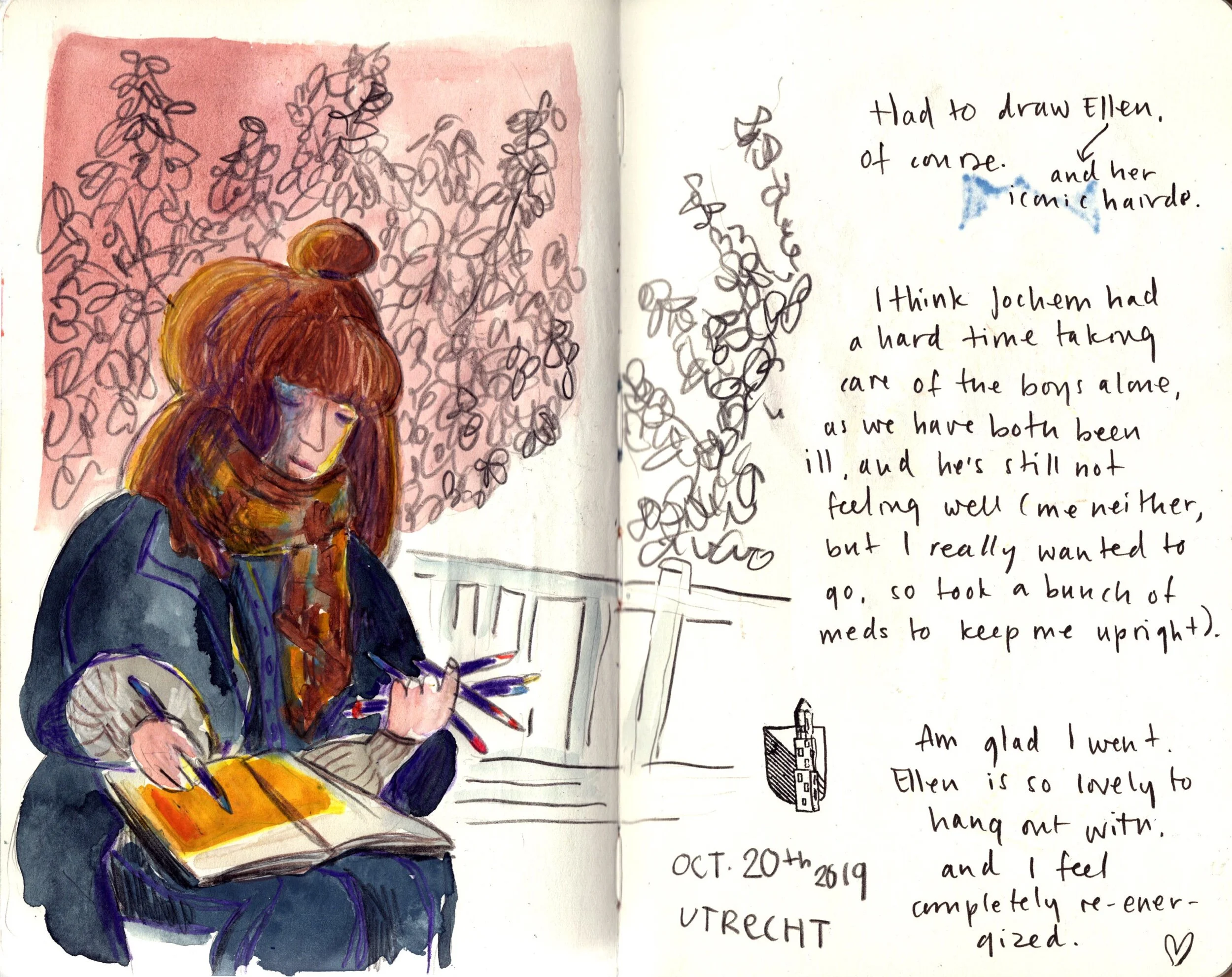 Cold Urban Sketchwalk