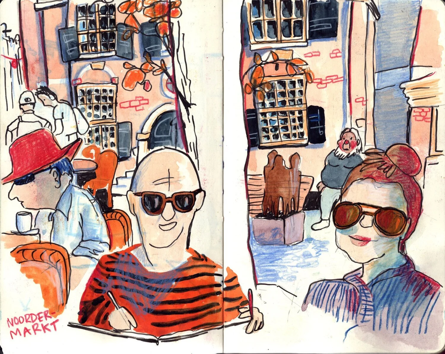 Hot Urban Sketchwalk