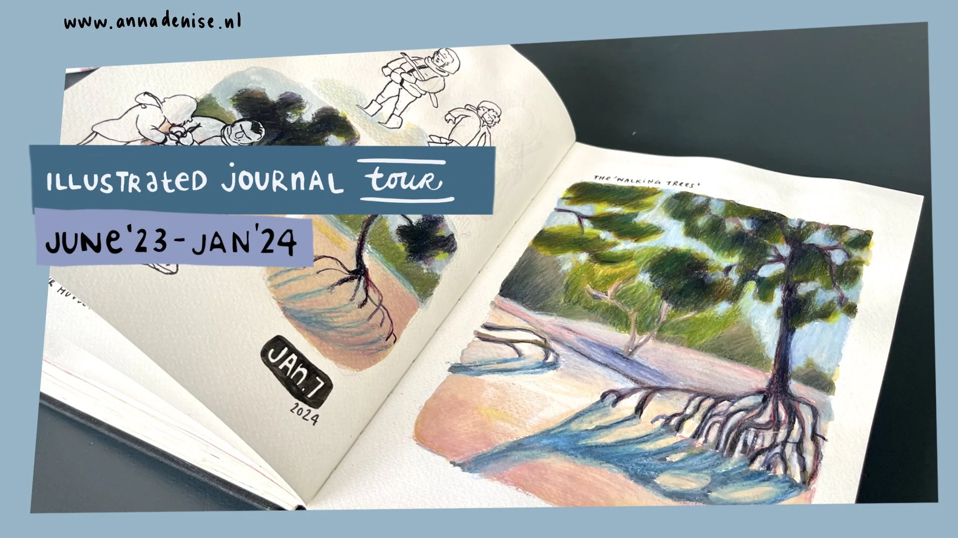 Illustrated Journal Tour June 2023 - January 2024