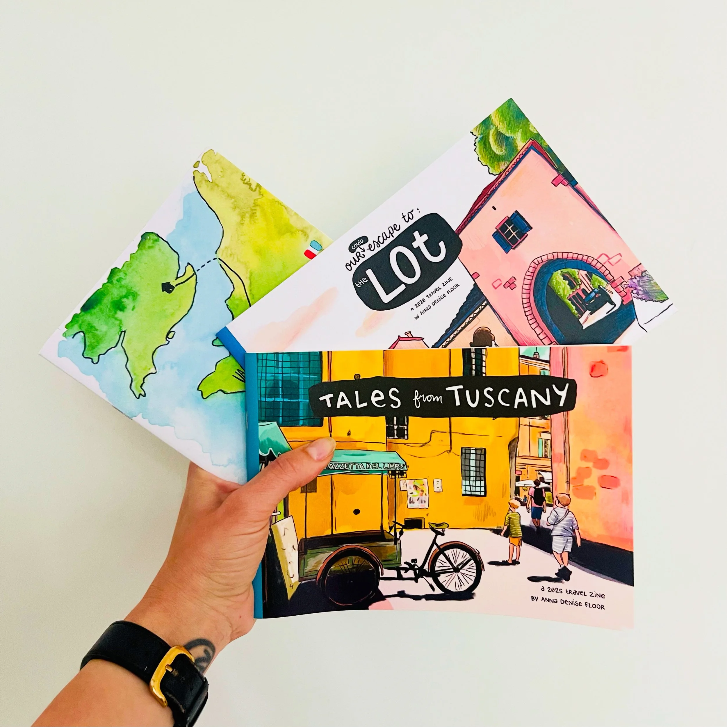 Bundle of my 3 travel zines