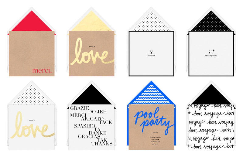 Card designs for J.Crew