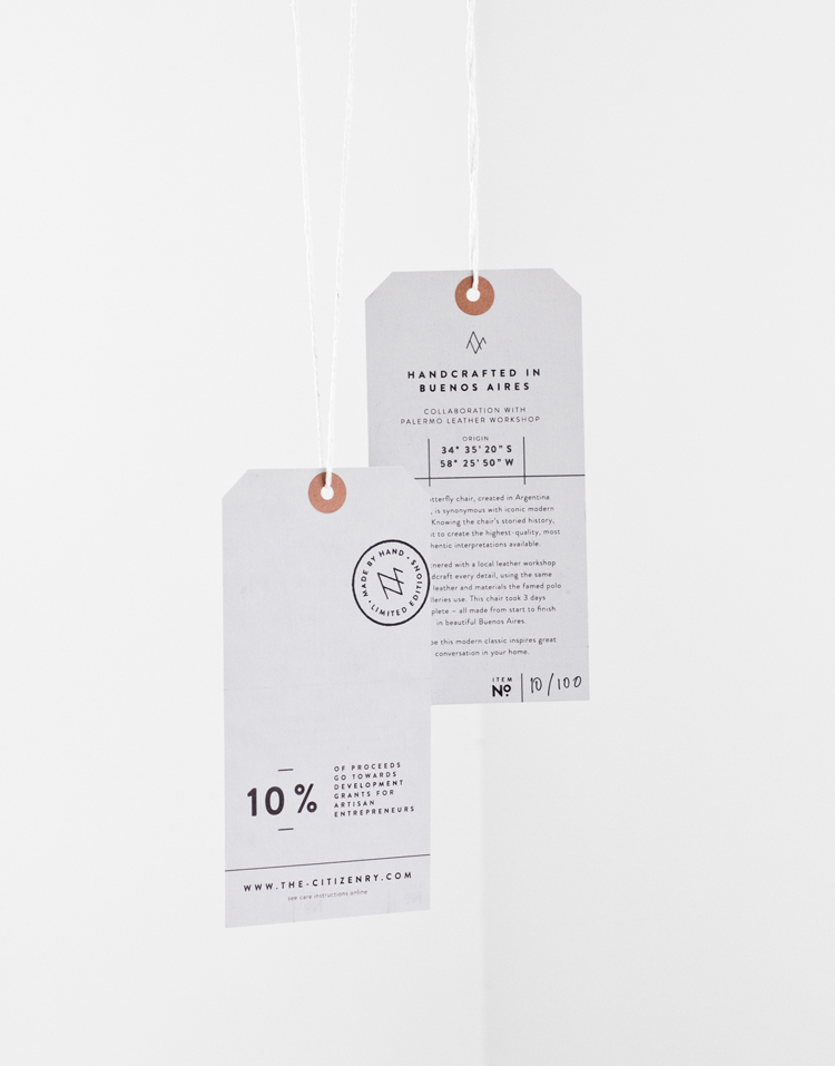 Veda House | Graphic Design, Product Hang Tags for The Citizenry