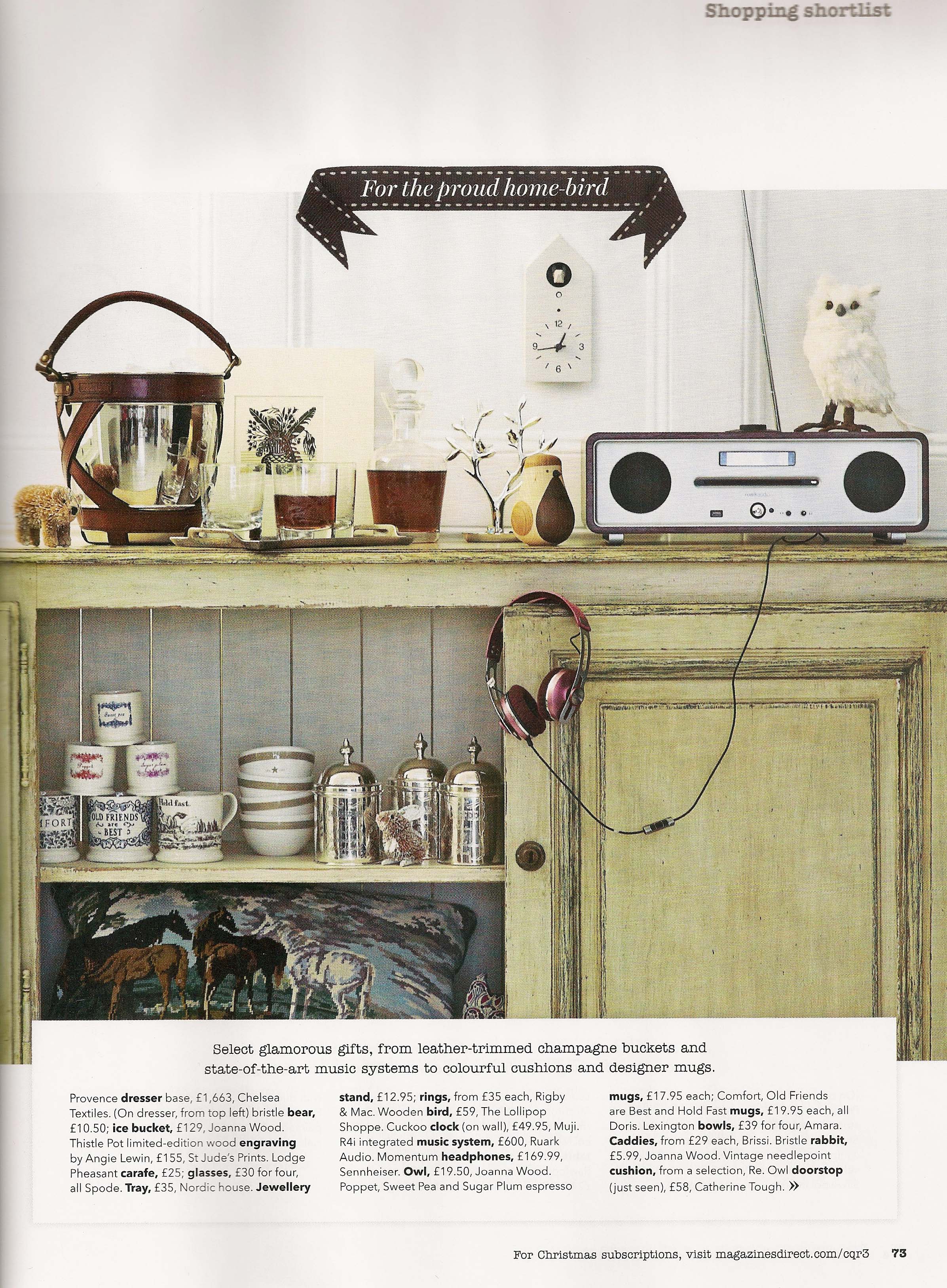 Country Homes Interiors Christmas Gift Guide 2013