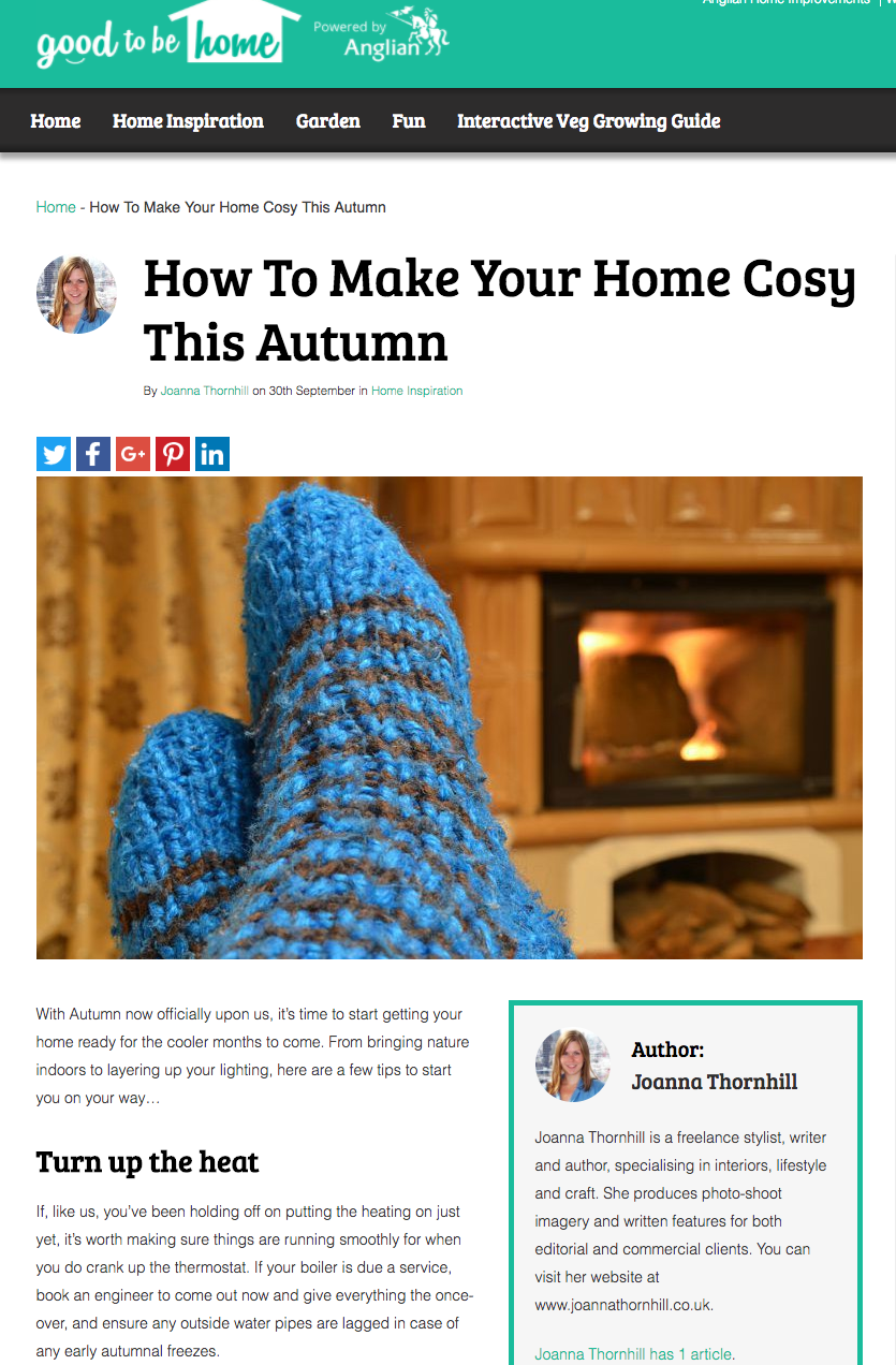 Client: Anglian Good to be Home (excerpt)