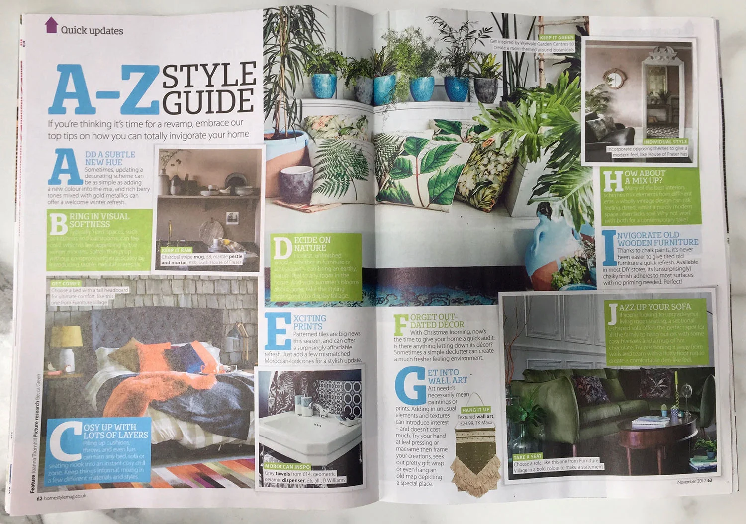 Client: HomeStyle magazine