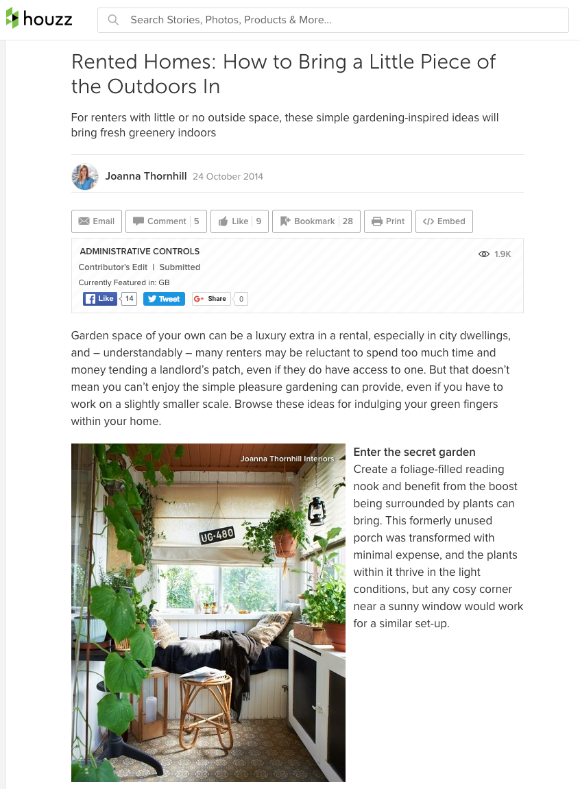 Client: Houzz UK (excerpt)