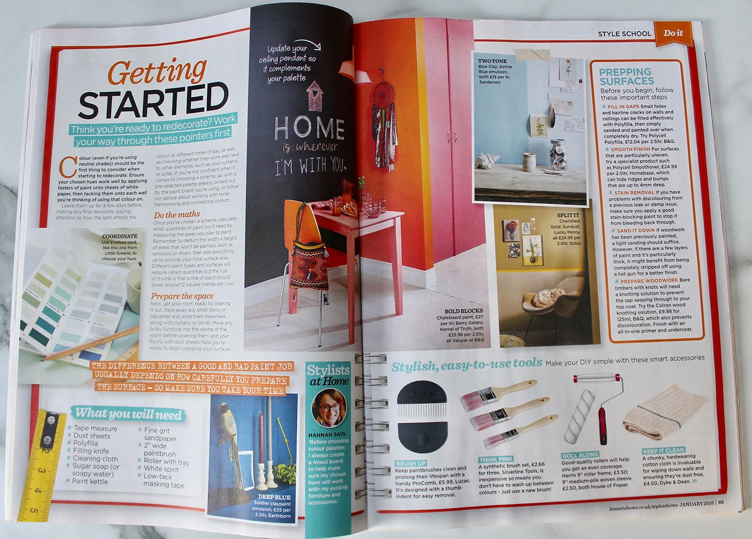 Client: Style at Home magazine (excerpt)