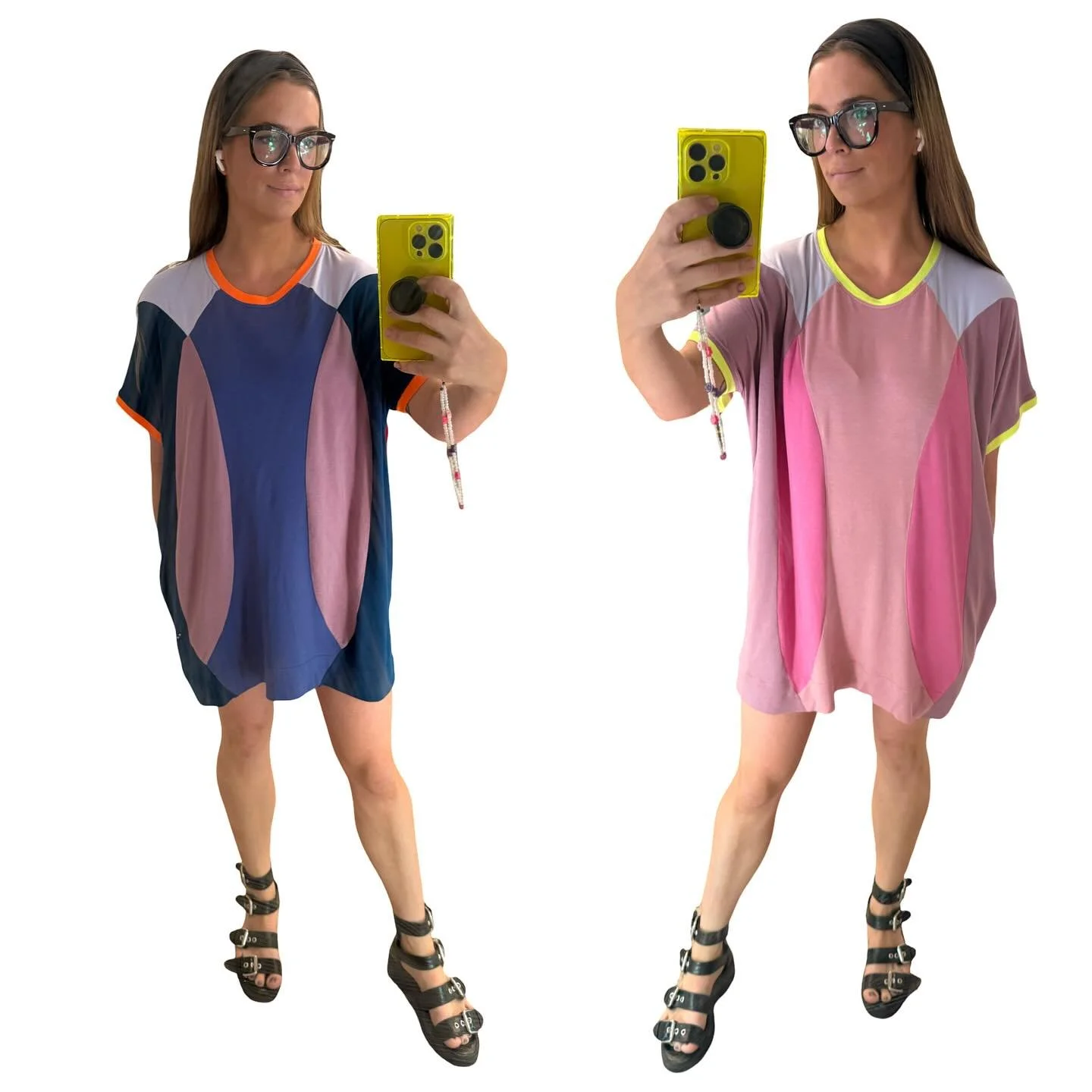 My model had a horrible attitude today but I told her I would sneak her some of the kids fruit snacks if she just took the damn pictures. (4 new dresses online RIGHT NOW and you know they go fast!!)