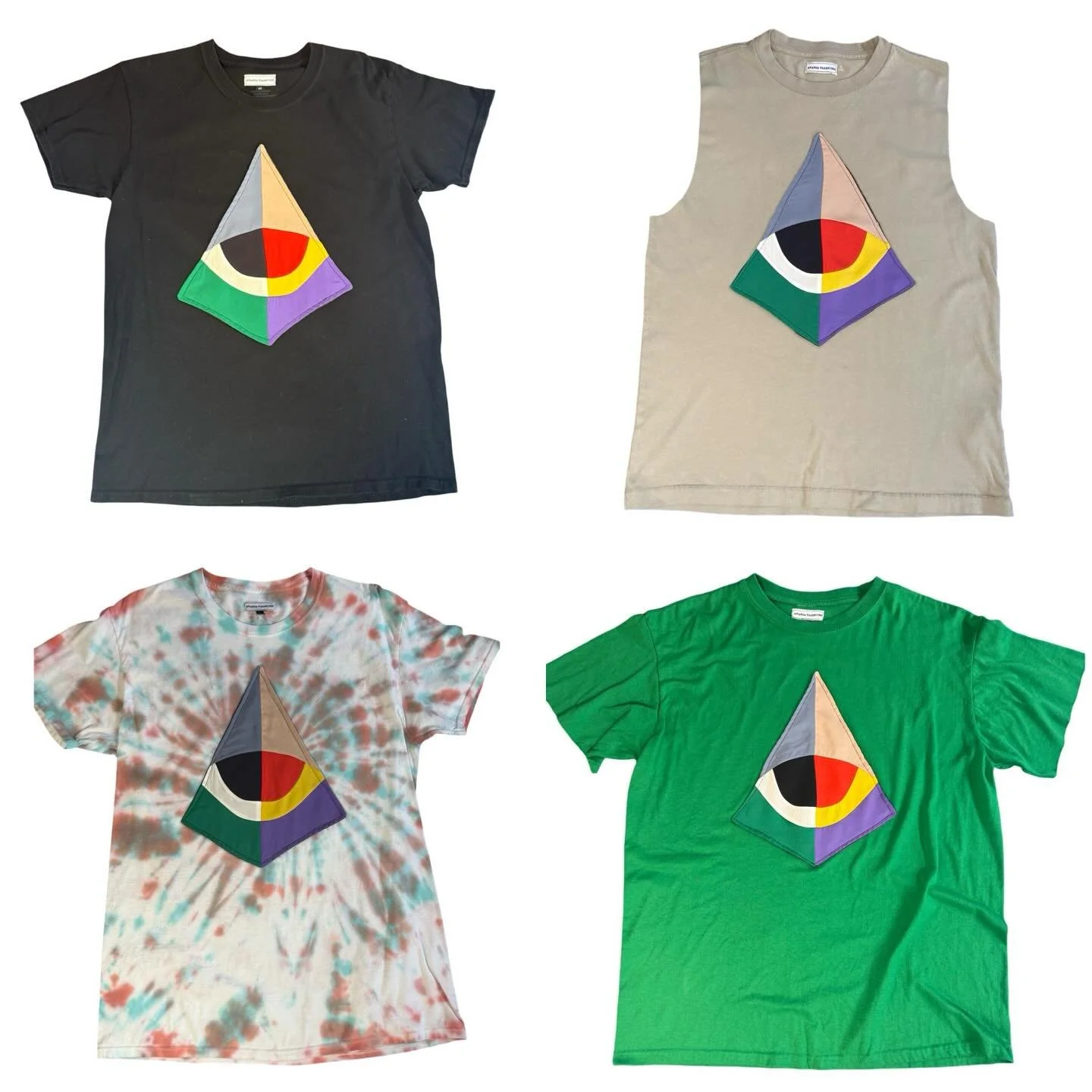 I collected vintage tees, washed them about 2 dozen times and  recreated my logo in fabric. 

each one is completely one-of-one. when it&rsquo;s gone, it&rsquo;s gone.

♻️ reclaimed vintage✂️ hand-built in atlanta⚡wearable art you can actually wash 
