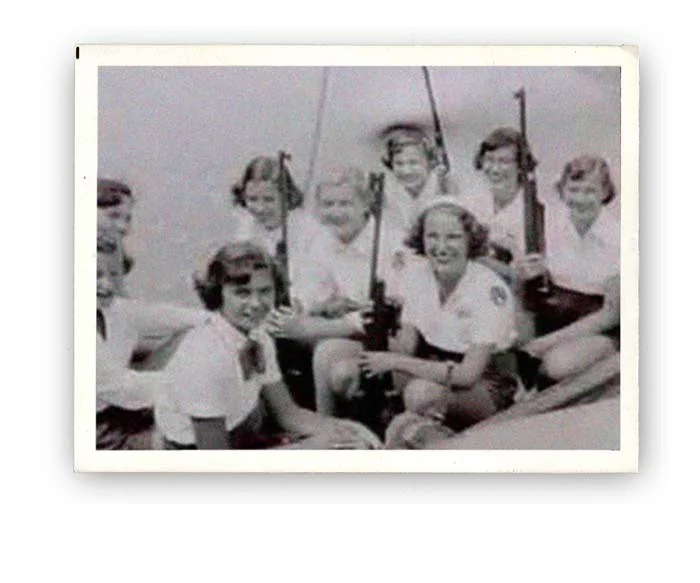 Sally taught riflery at girl's summer camp. She also fell in love.