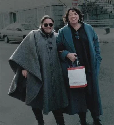 Producer Karen Kiss and director, Paris Poirier, on the road with Last Call at Maud's
