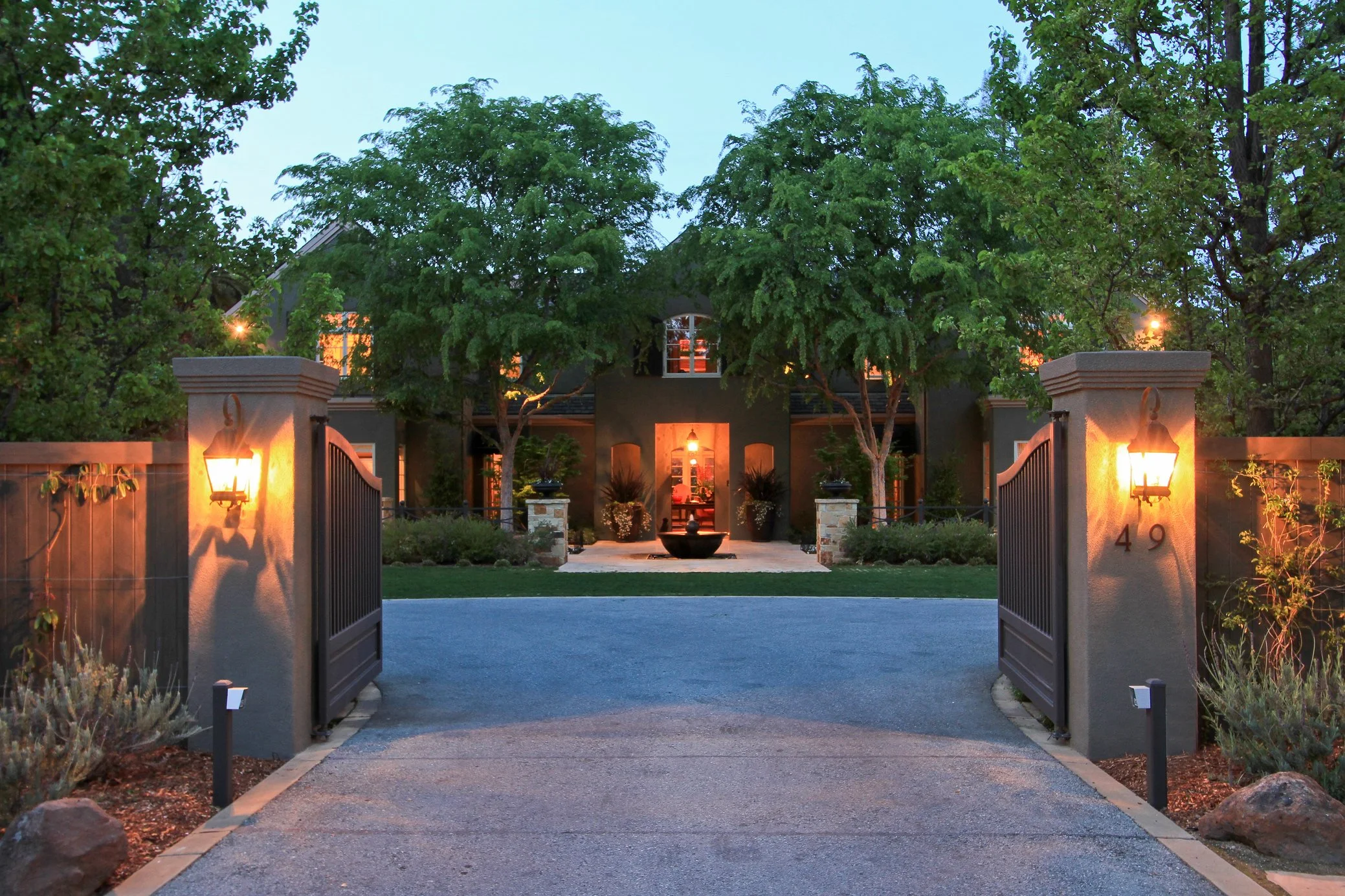 Tuscan villa with California flair in Atherton