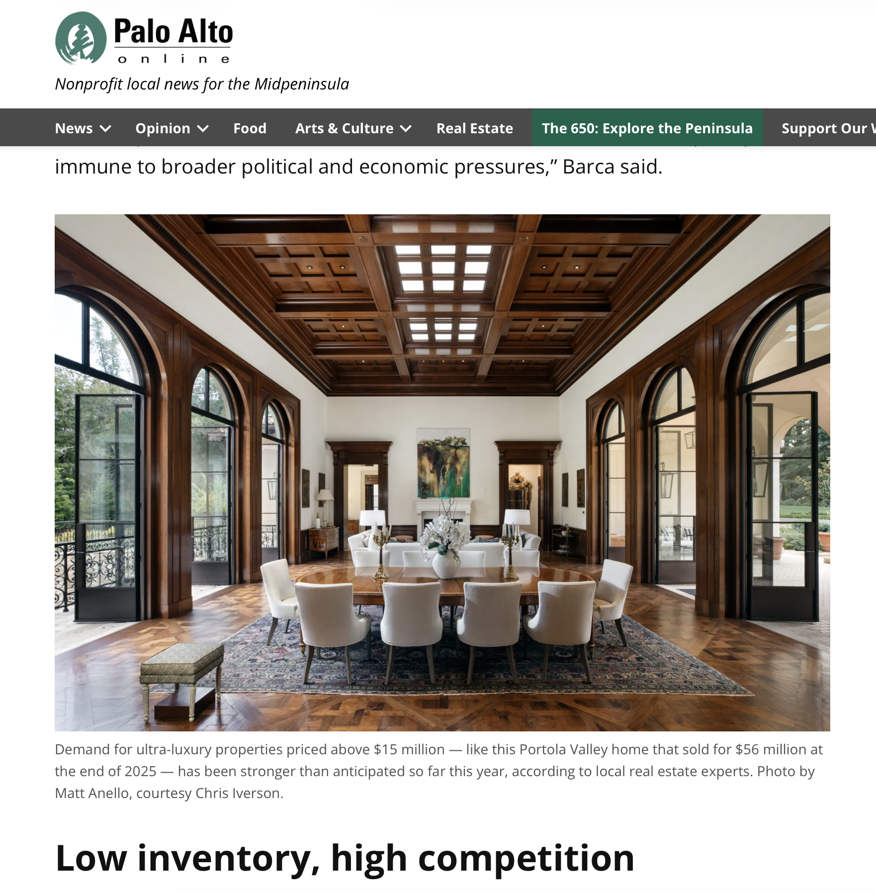 A tale of 2 housing markets: Spring reveals split in Peninsula real estate