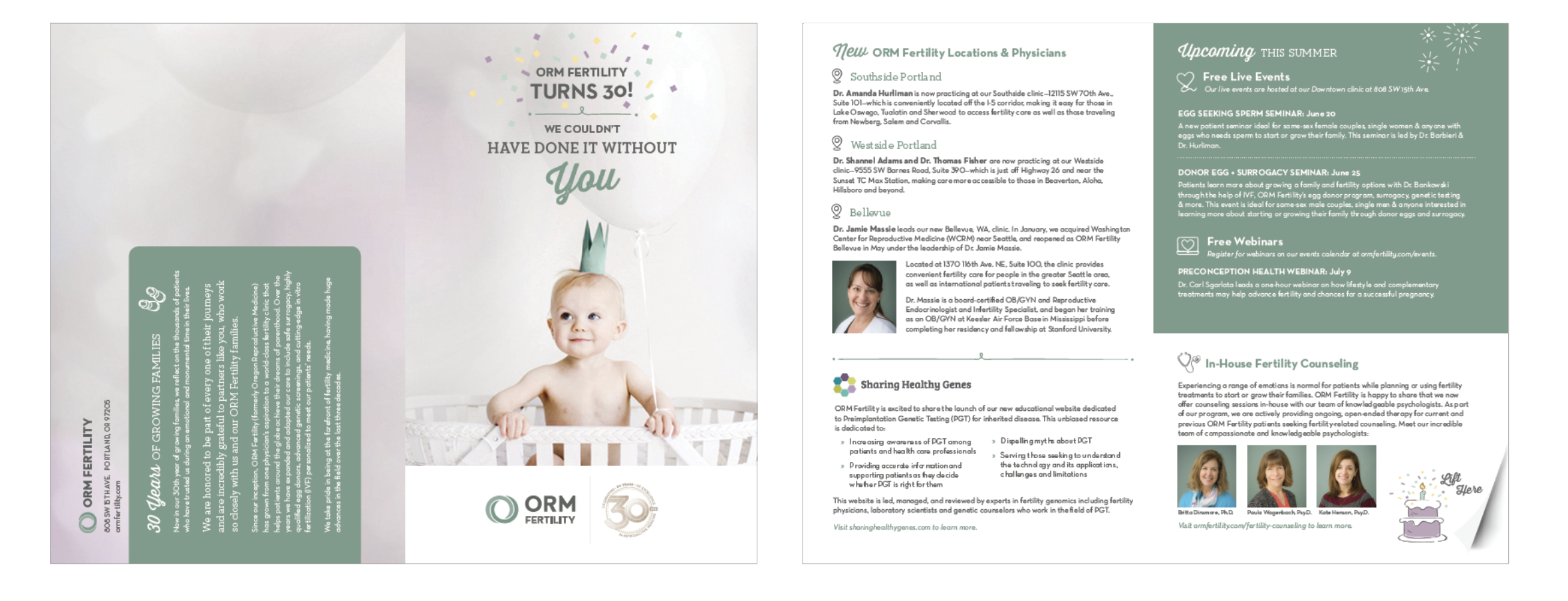 Mailable 4-Panel Folded Newsletter