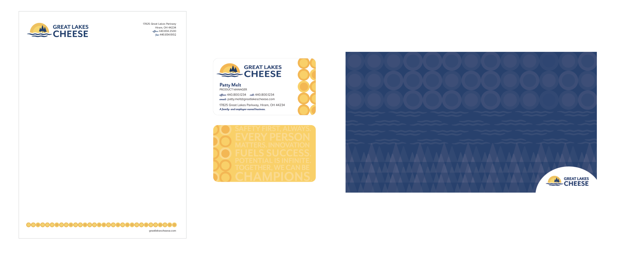 Business System: Letterhead, Business Cards, Zoom Background/Screen Saver