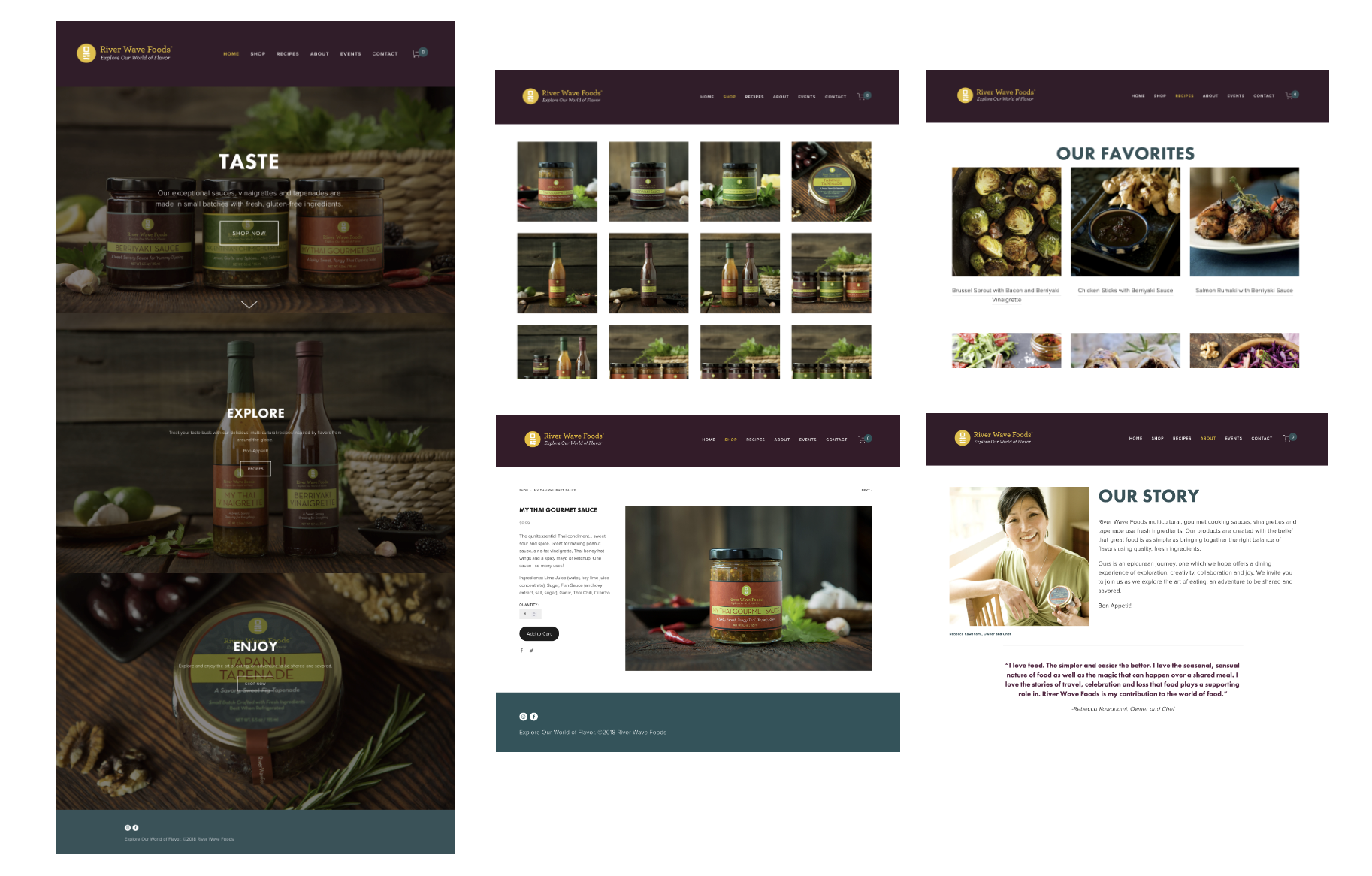 Website Design with an Online Store
