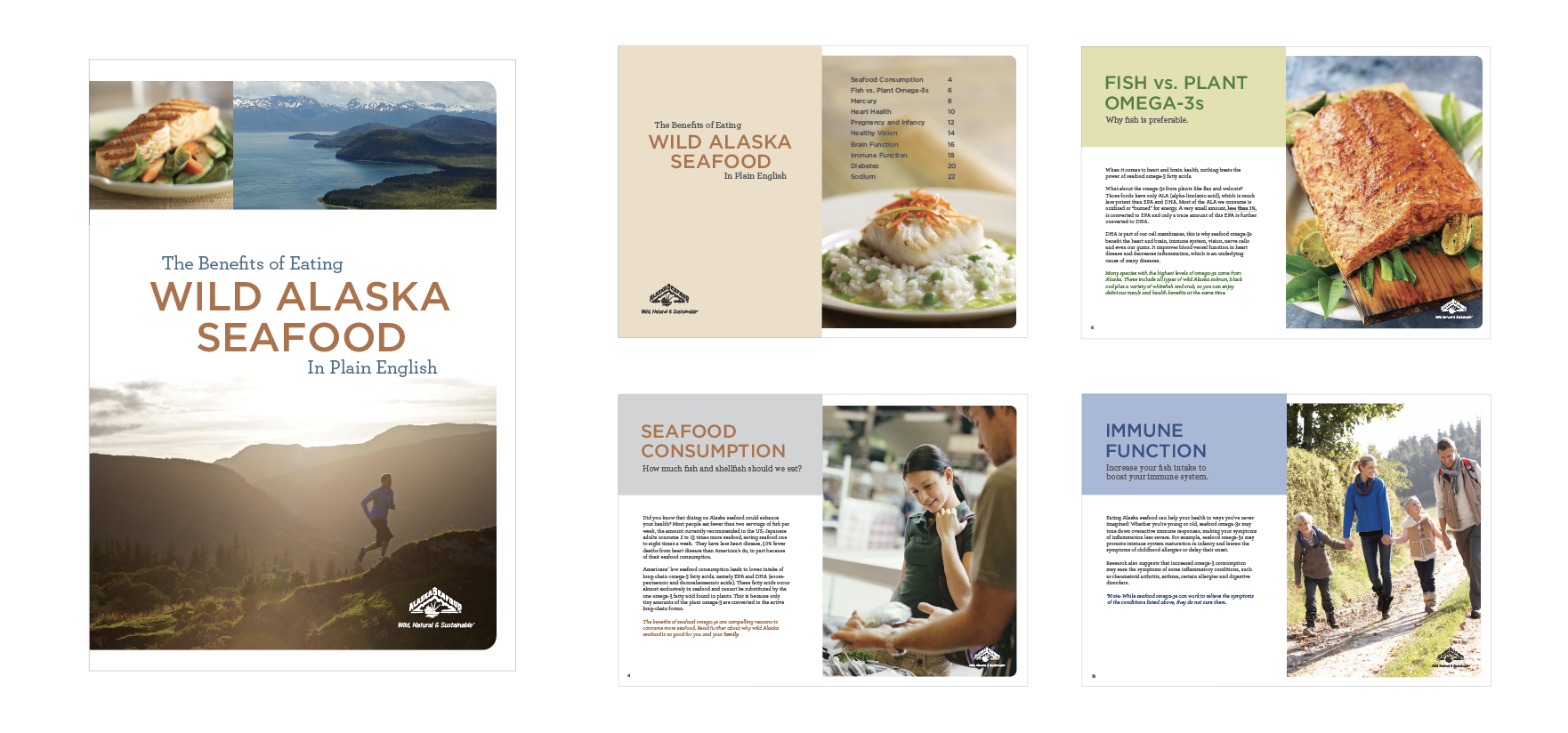 Wild Alaska Seafood eBook and Printed Booklet