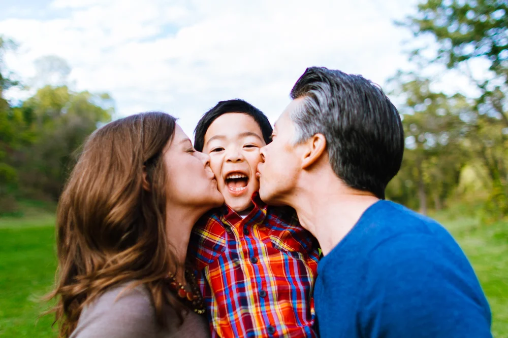 Family Portrait Session at Minnehaha Falls