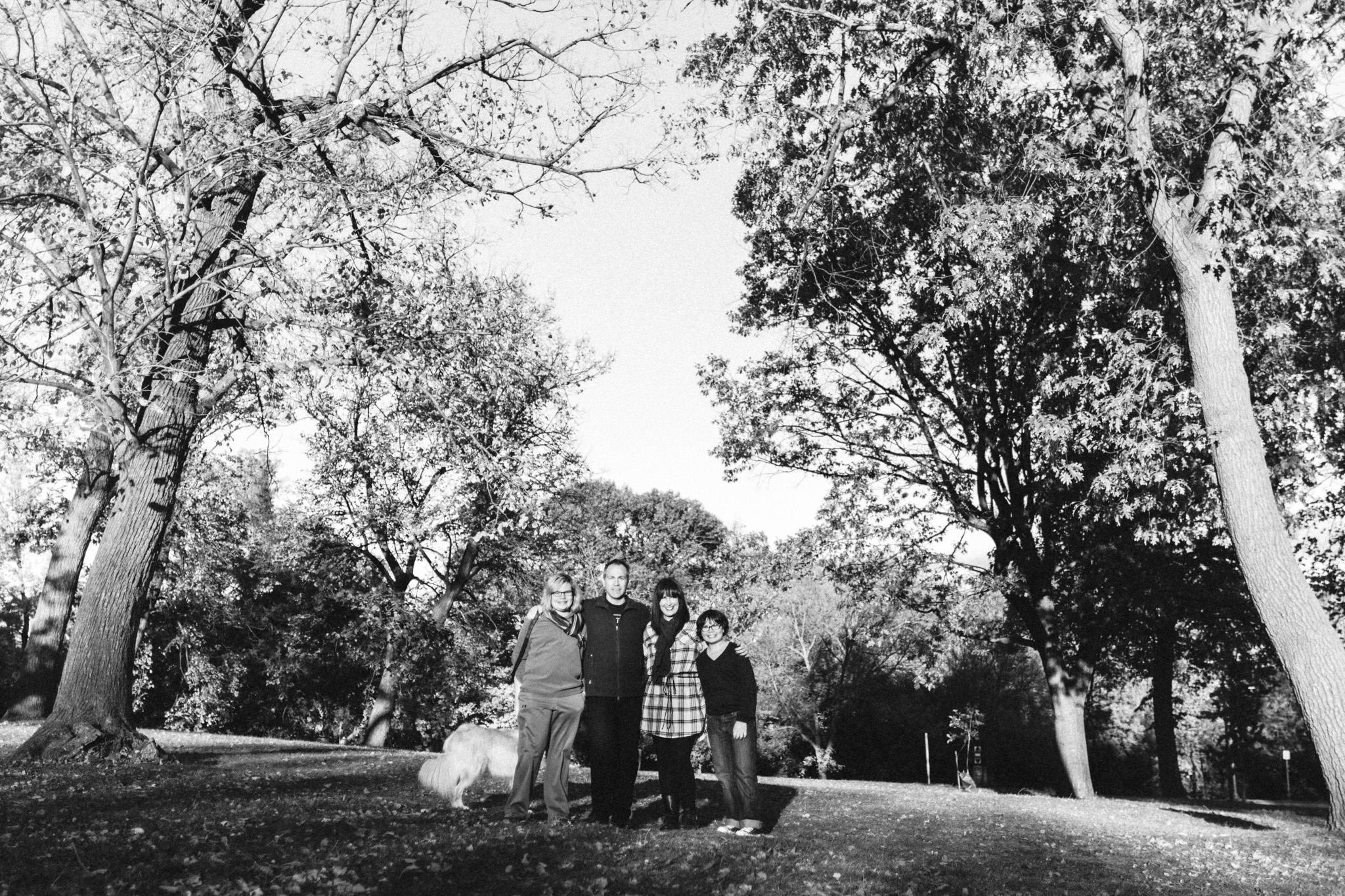 Family by Lake Harriet in Minneapolis
