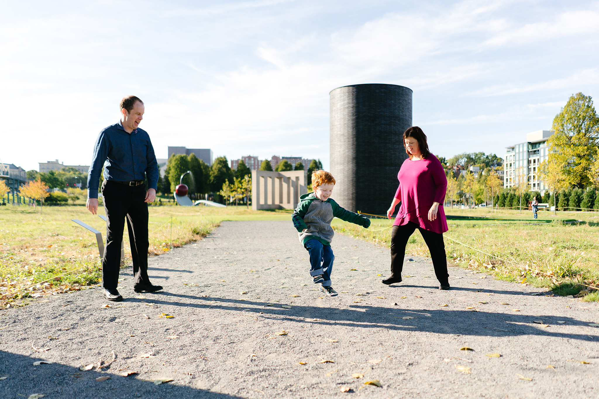 Family Portrait Photography at the Minneapolis Sculpture Garden