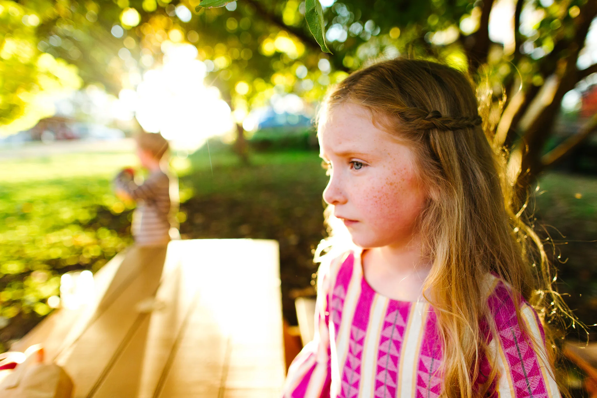 Jessie + Chris + Izzy + Leo + Delia at Sweetland Orchard