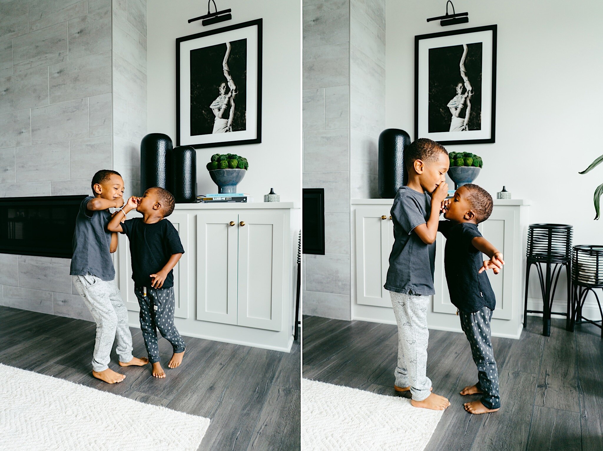Lifestyle family photography at home in Minneapolis, Minnesota