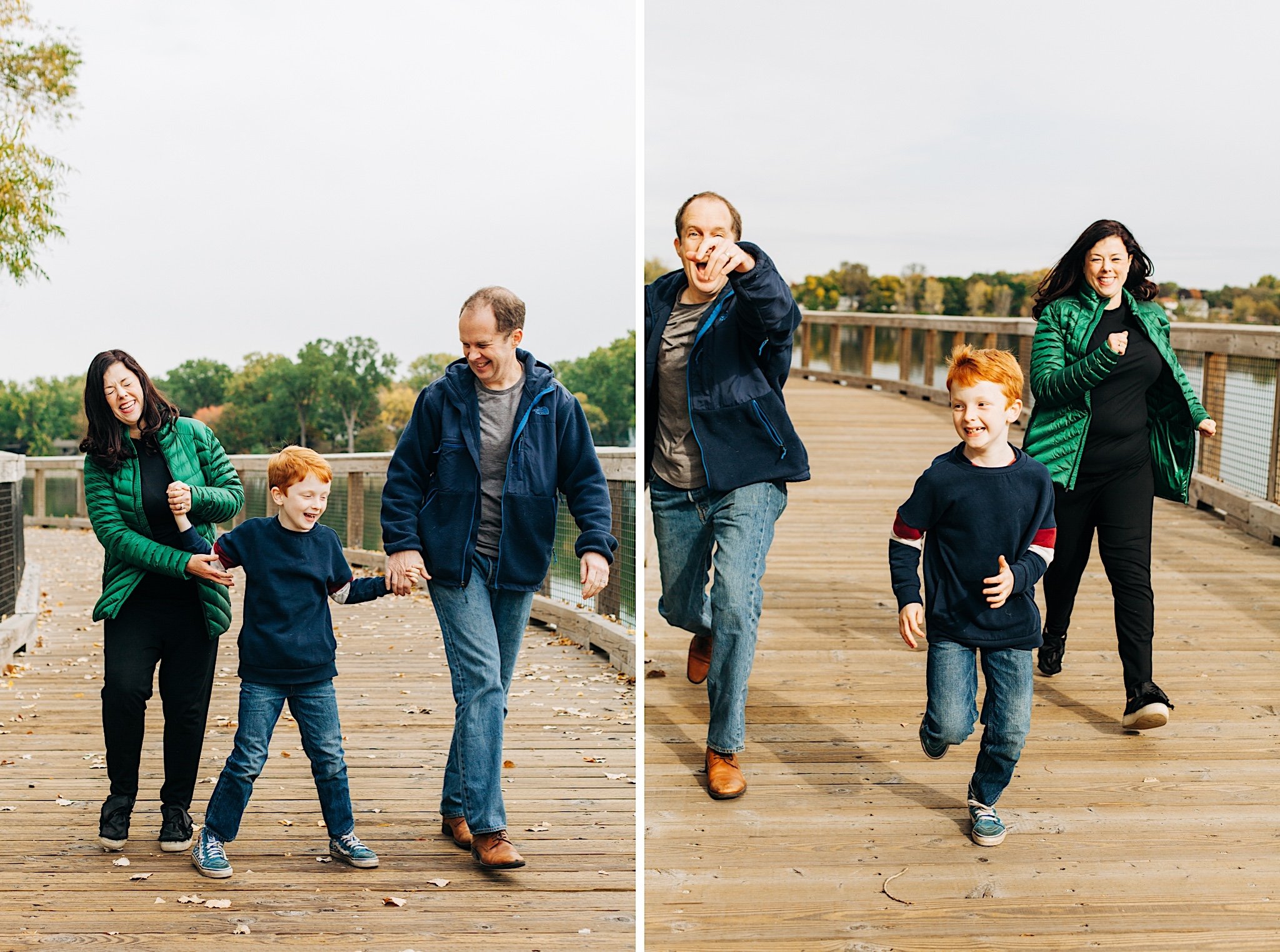 Family Pictures at Lake Harriet