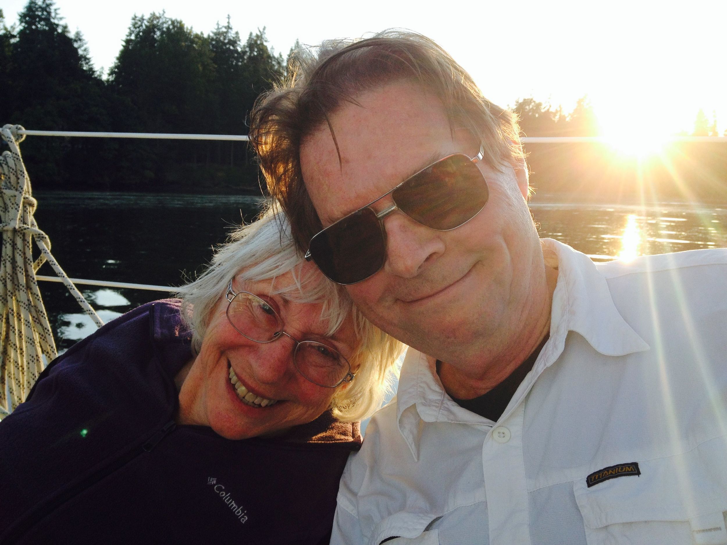 Diane & Dick after dinner