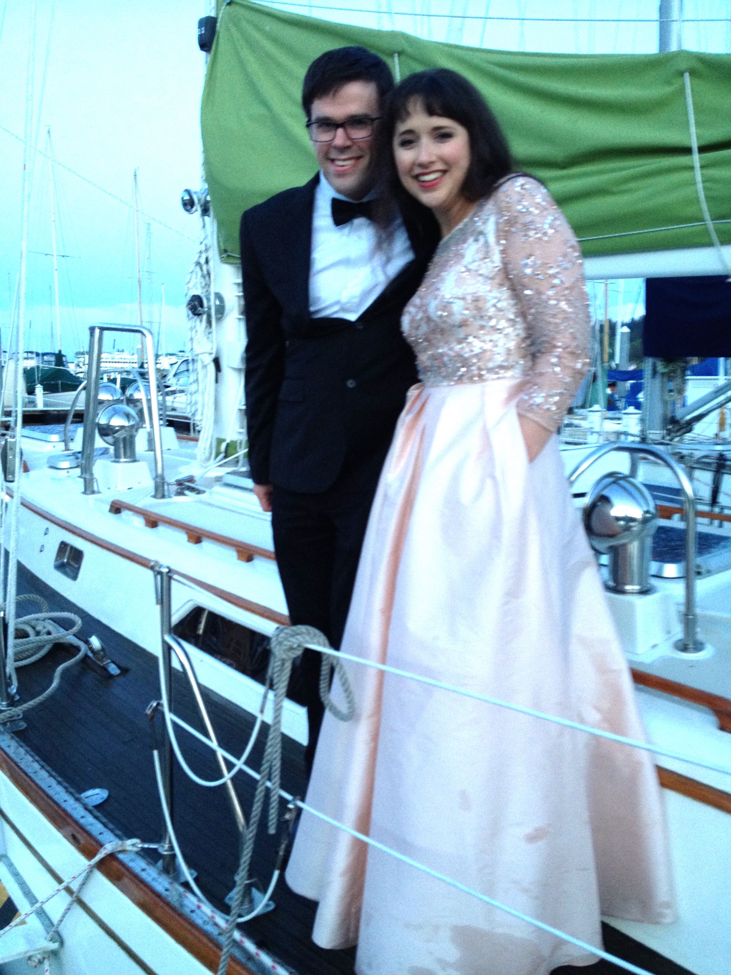 Lovely Micaela and the dapper, debonair Josh start their voyage!