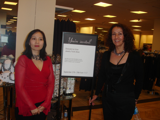 Enise at Bloomingdale's