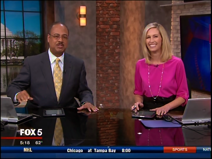 Anchor, Mrs. Laura Evans, Fox 5 News