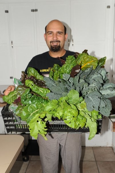 Chef Rami at Harmony Farms for our Drum Retreats