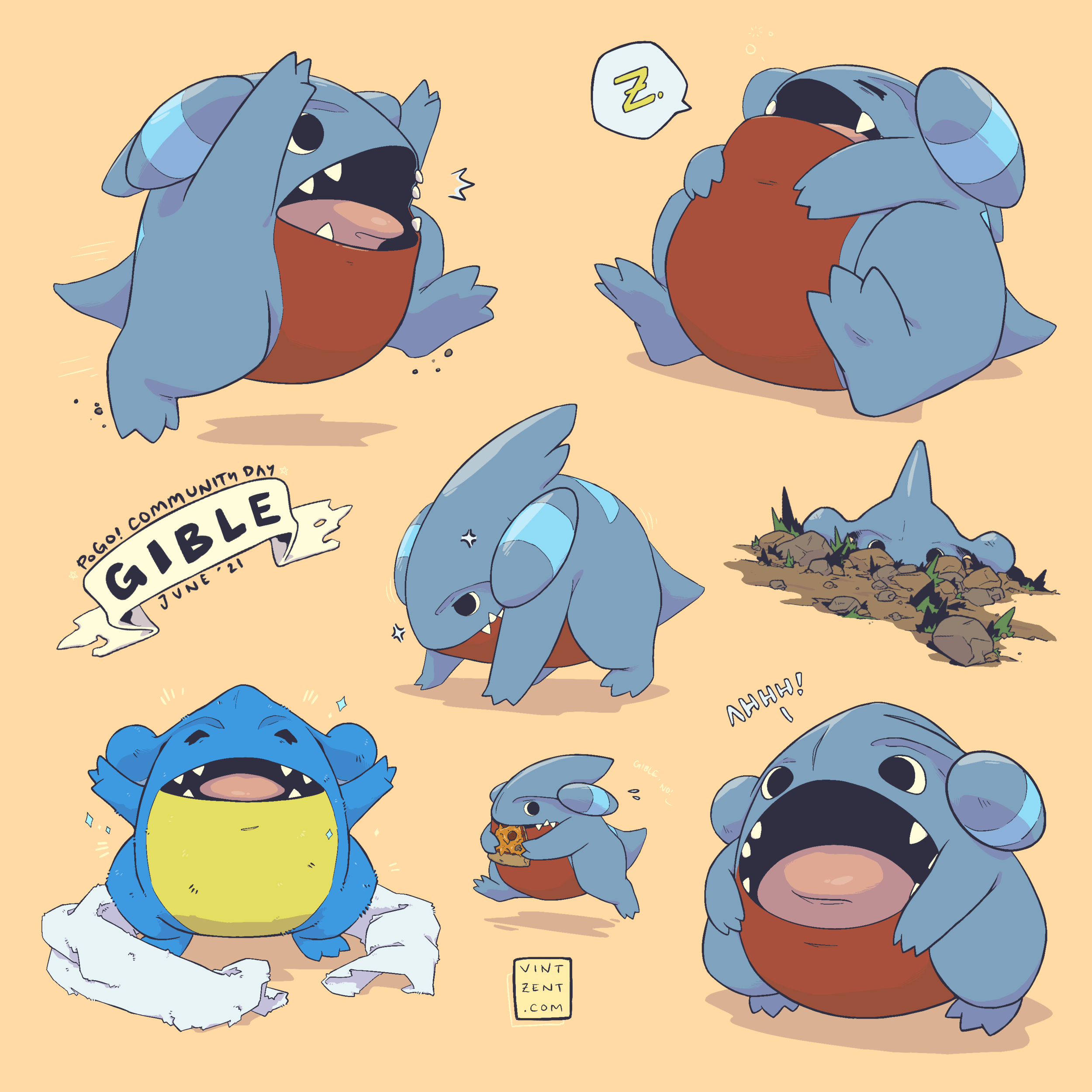  June 2021 - Niantic blessed us with a Gible Community Day in PokemonGO 