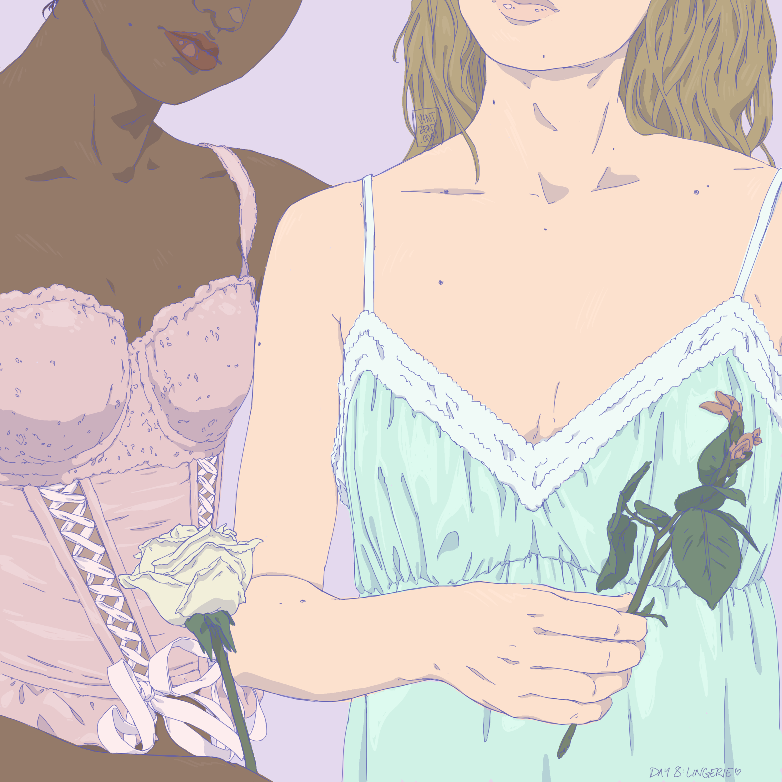  Oct 2020 - A very femme, pastel piece.  