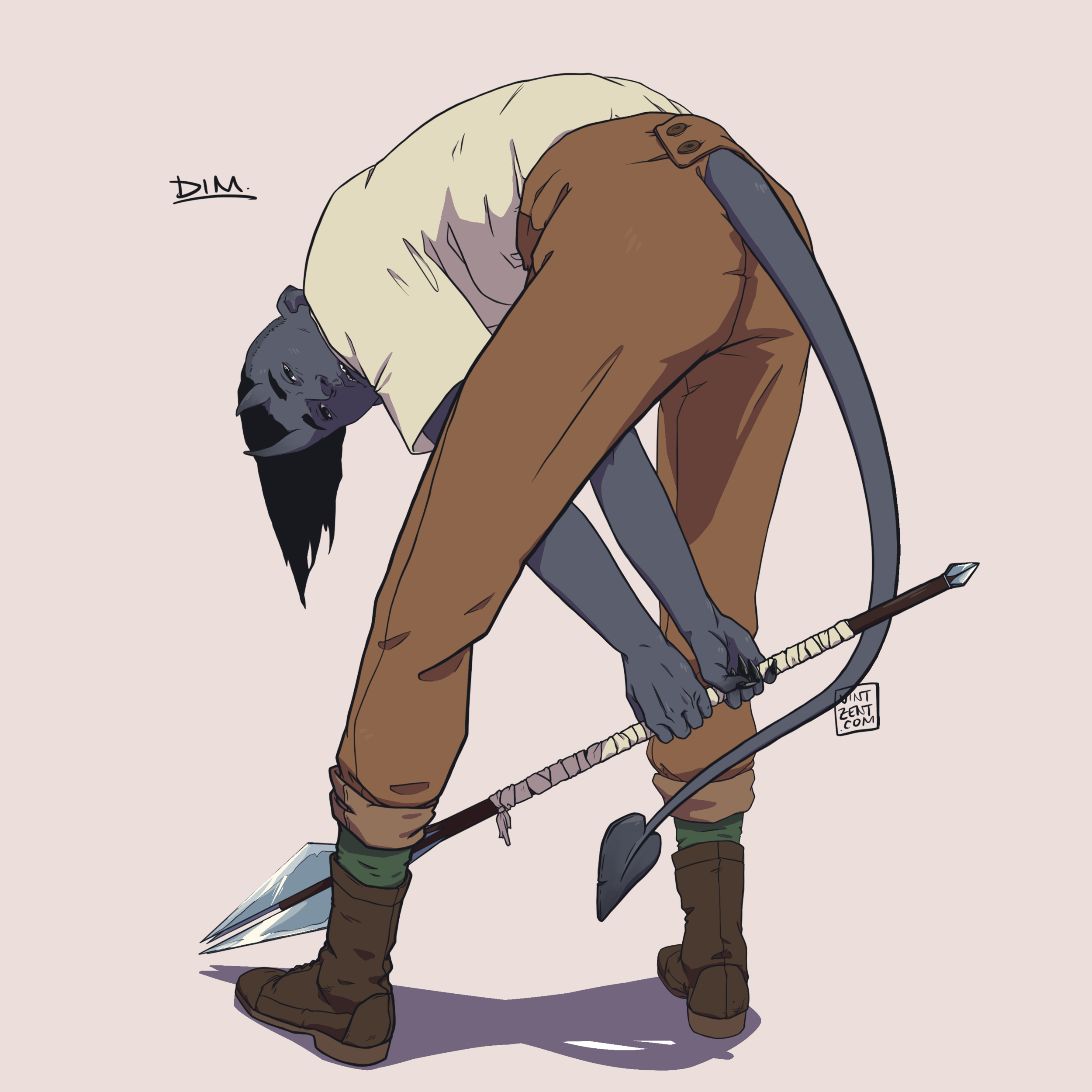  Nov 2020 - Tried drawing Dim cool, came out a lil lewd, didn’t mean to.  