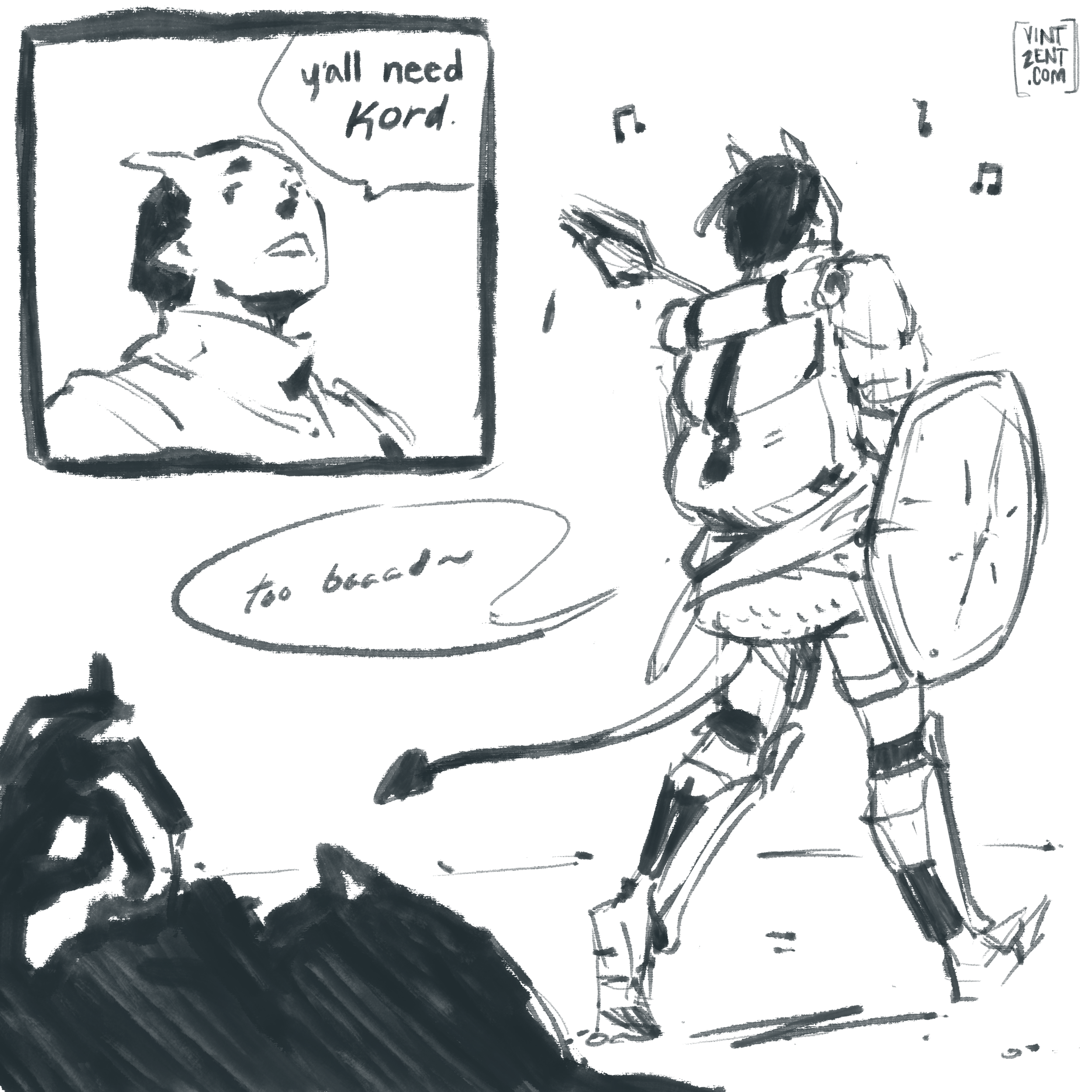  July 2020 - Dim serving the god of smiting.  