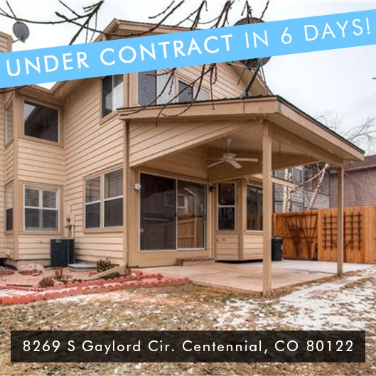 Under Contract in 6 Days!