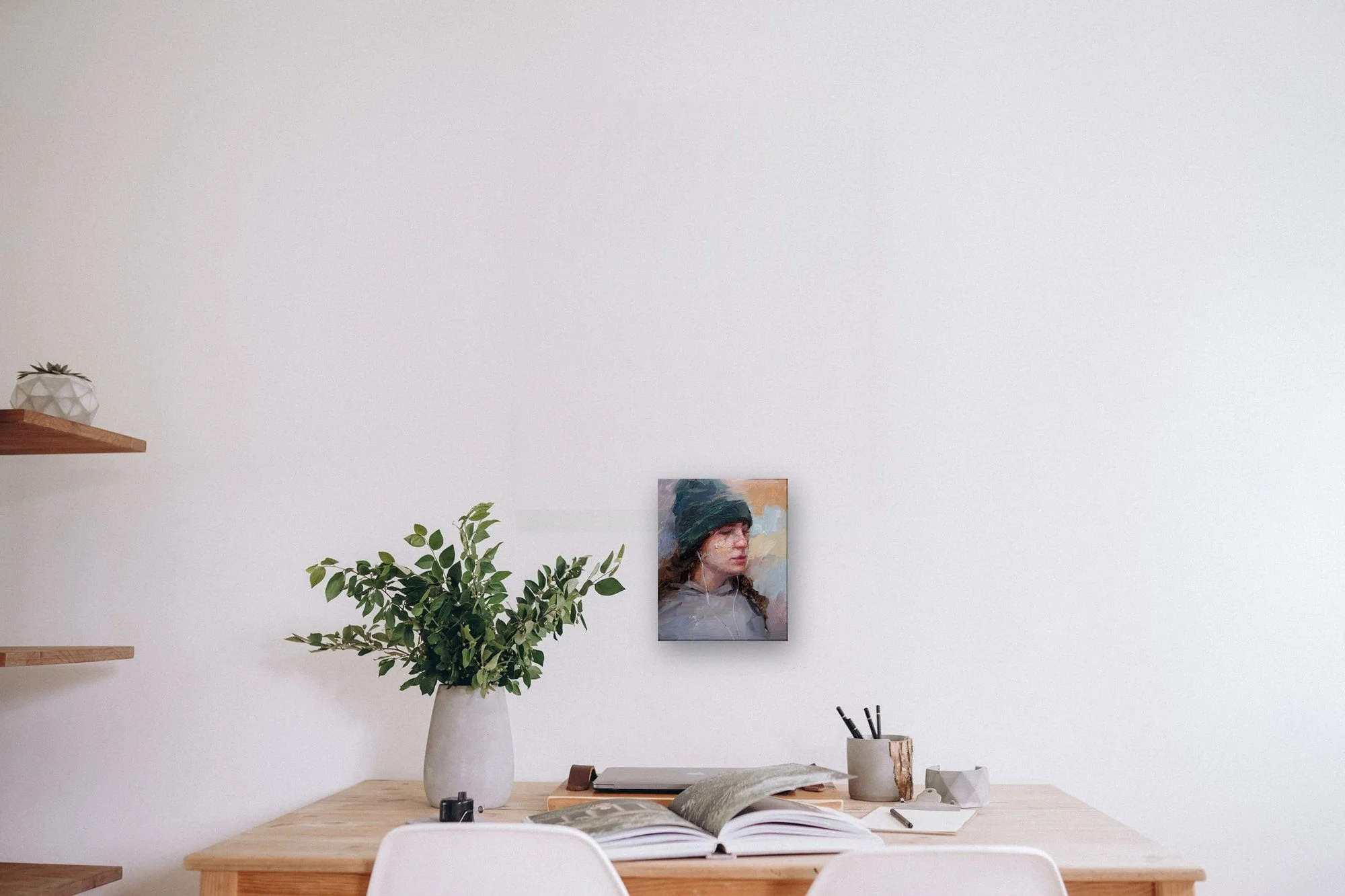 Lost in the Music by Matt Talbert shown hanging in a home