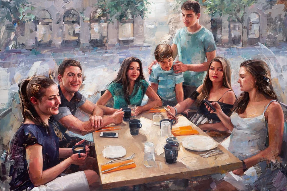 A commissioned oil portrait by Matt Talbert