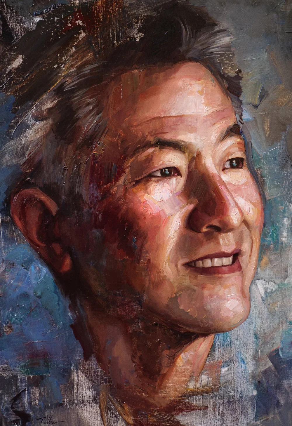 A commissioned oil portrait by Matt Talbert