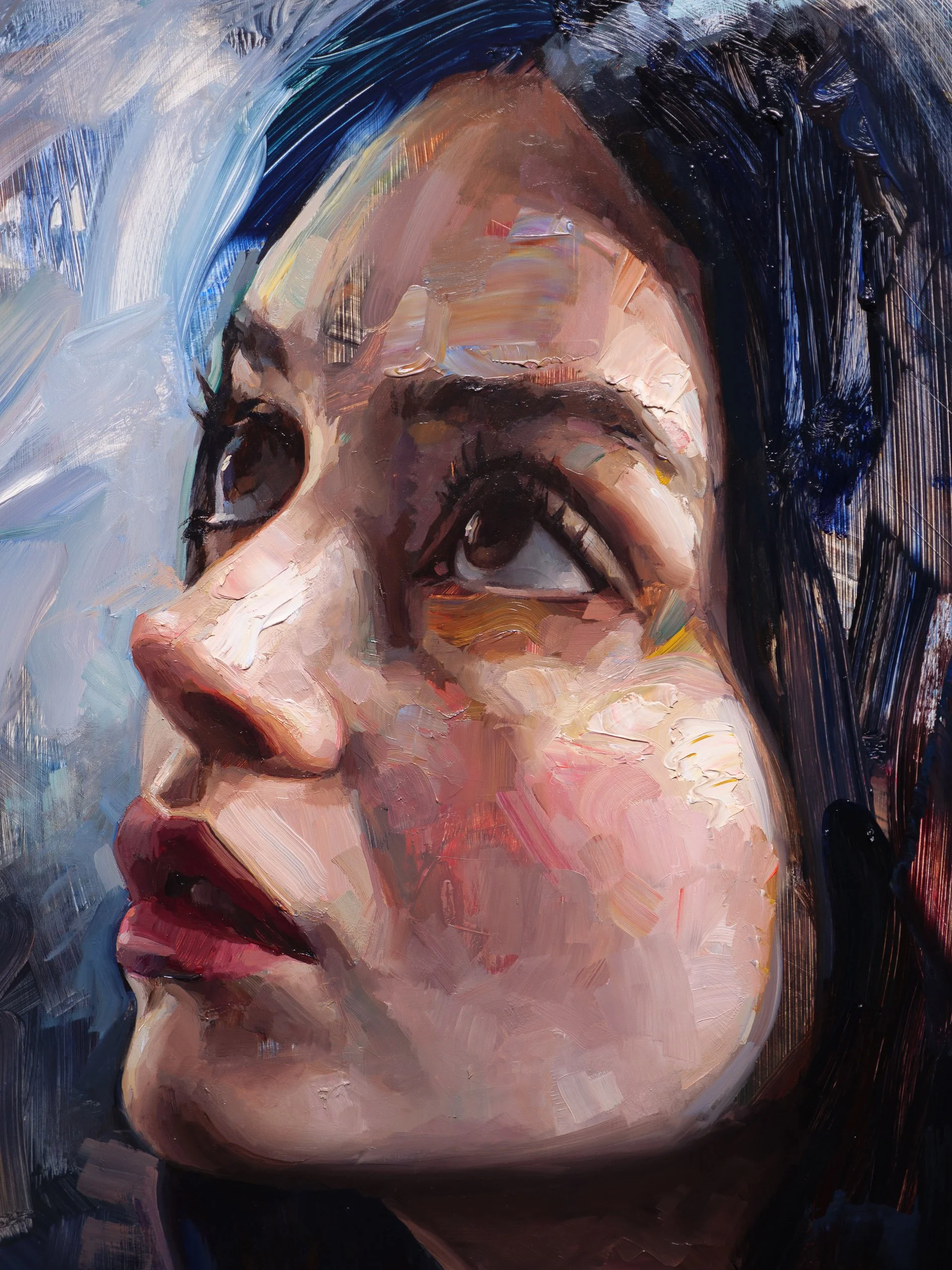 Oil portrait commission by Matt Talbert