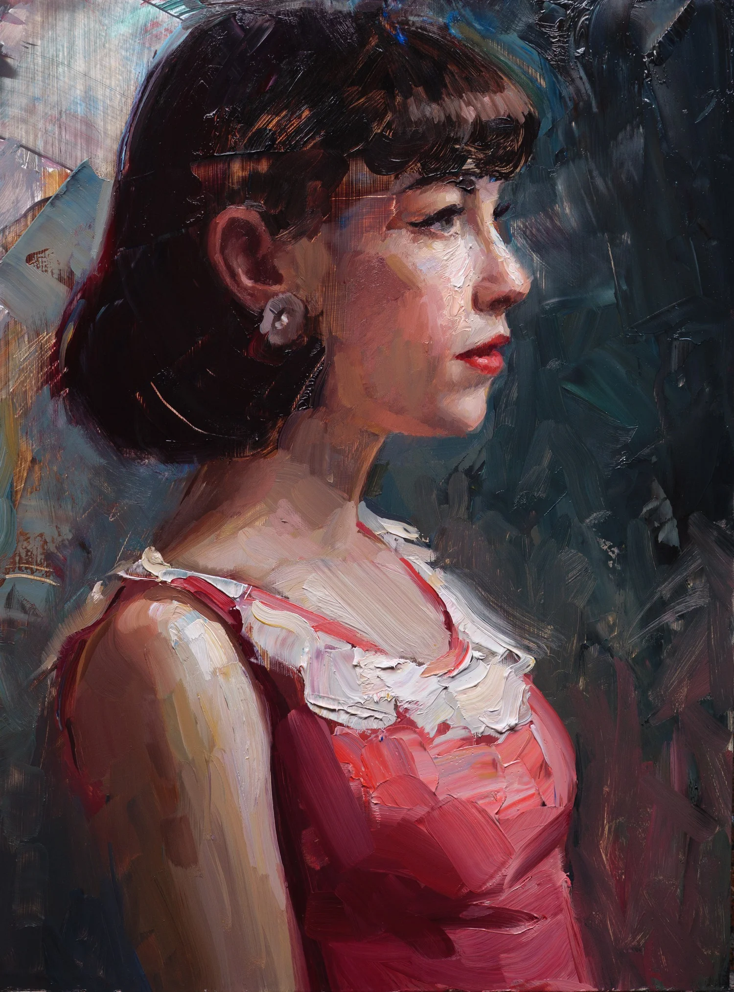 Standing Alone, oil painting by Matt Talbert