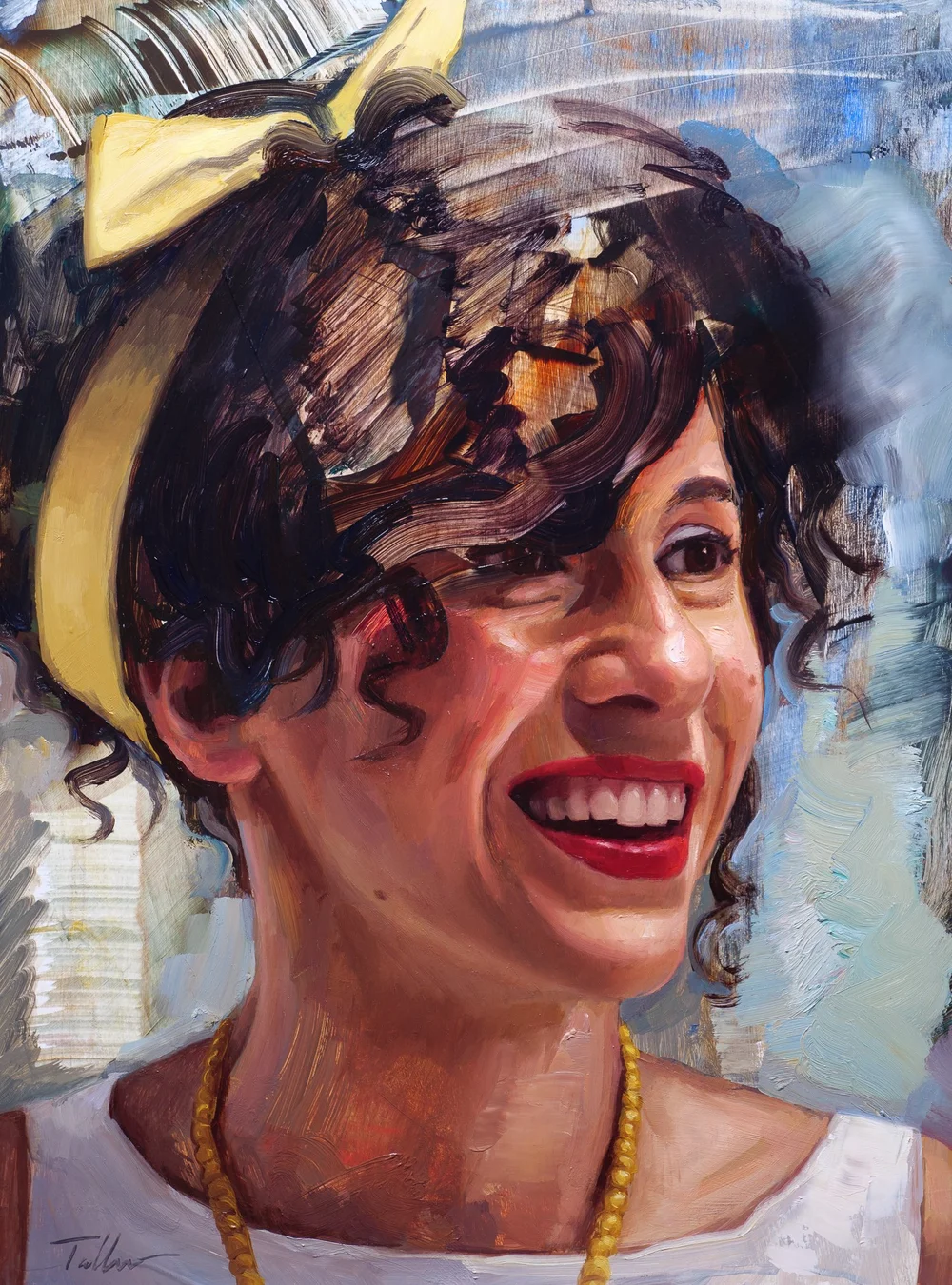 A commissioned oil portrait by Matt Talbert