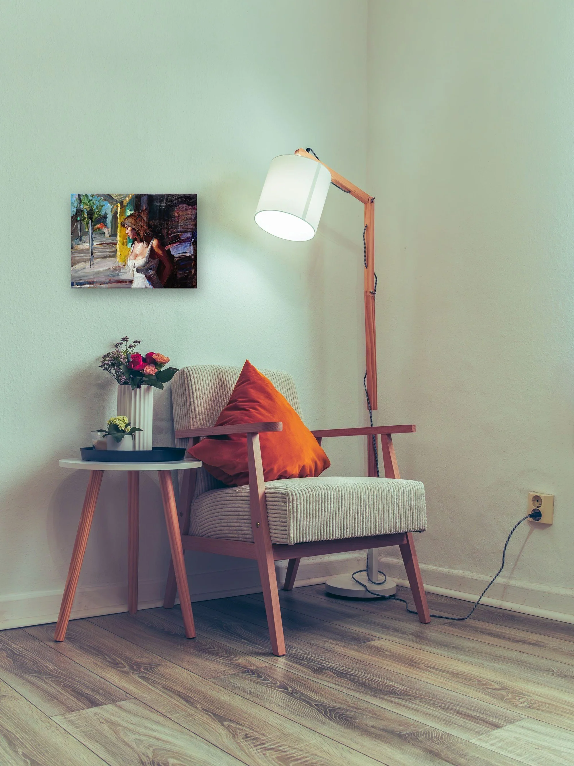 L.A. Afternoon by Matt Talbert shown hanging in a home